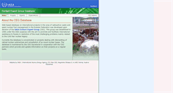 Desktop Screenshot of cegdb.iaea.org