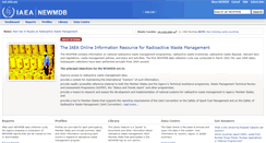 Desktop Screenshot of newmdb.iaea.org