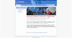 Desktop Screenshot of gc-registration.iaea.org
