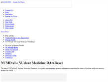 Tablet Screenshot of nucmedicine.iaea.org