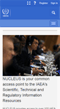 Mobile Screenshot of nucleus.iaea.org